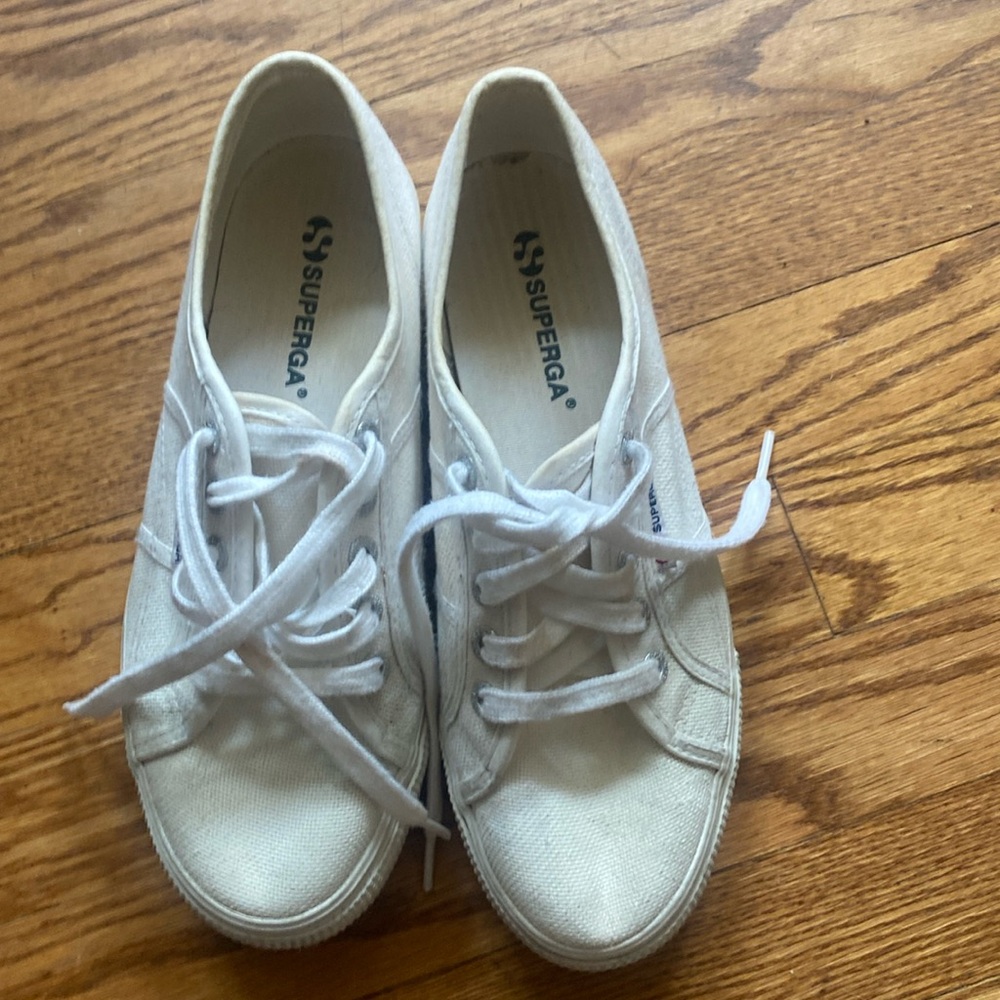 Superga platform sneakers size 6